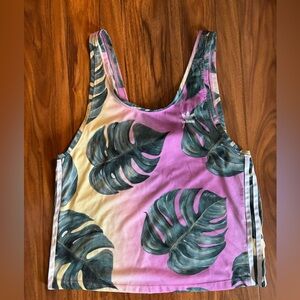 Adidas x Farm Rio Tropical Leaf Tank Top